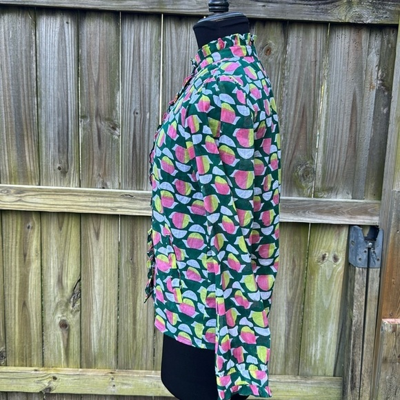 Banjanan cotton button up shirt, size XS - Picture 3 of 7